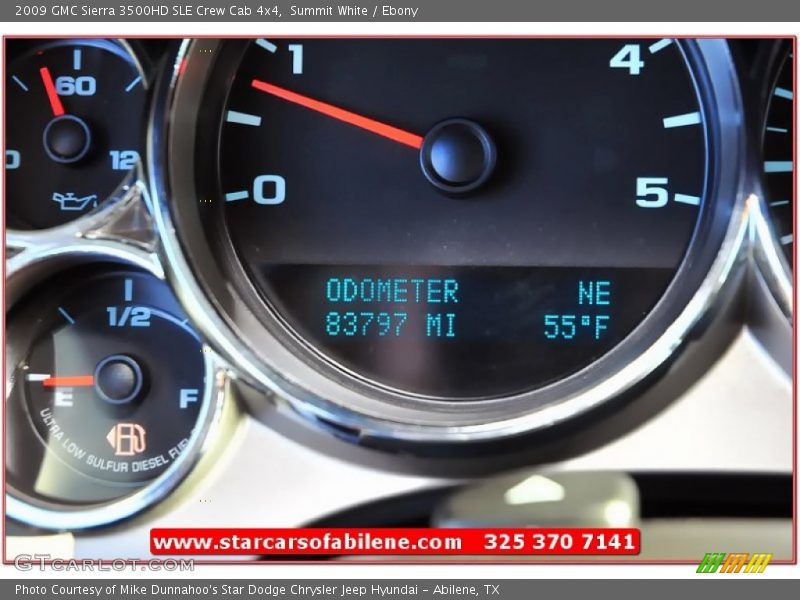 Summit White / Ebony 2009 GMC Sierra 3500HD SLE Crew Cab 4x4