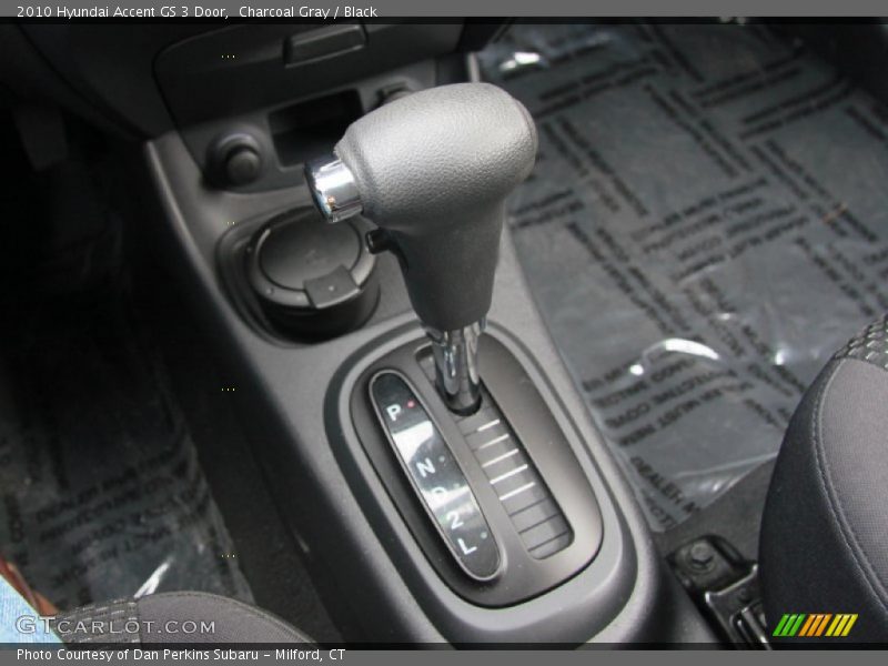 Charcoal Gray / Black 2010 Hyundai Accent GS 3 Door