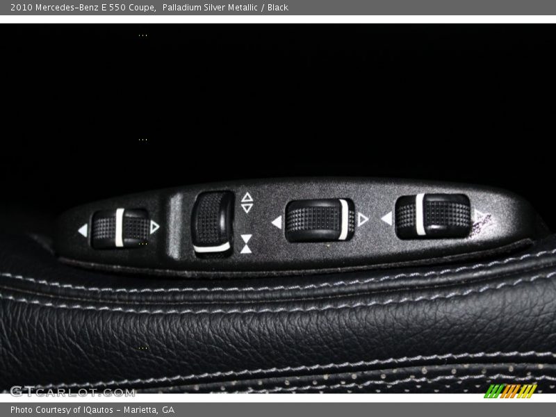 Palladium Silver Metallic / Black 2010 Mercedes-Benz E 550 Coupe