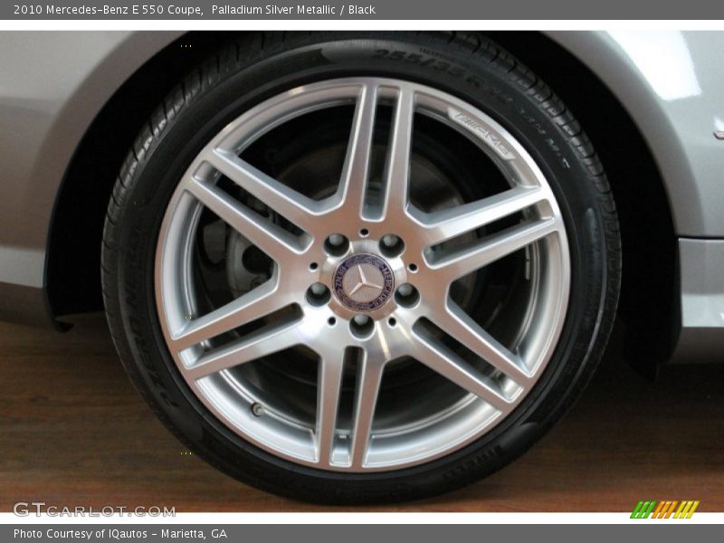 Palladium Silver Metallic / Black 2010 Mercedes-Benz E 550 Coupe