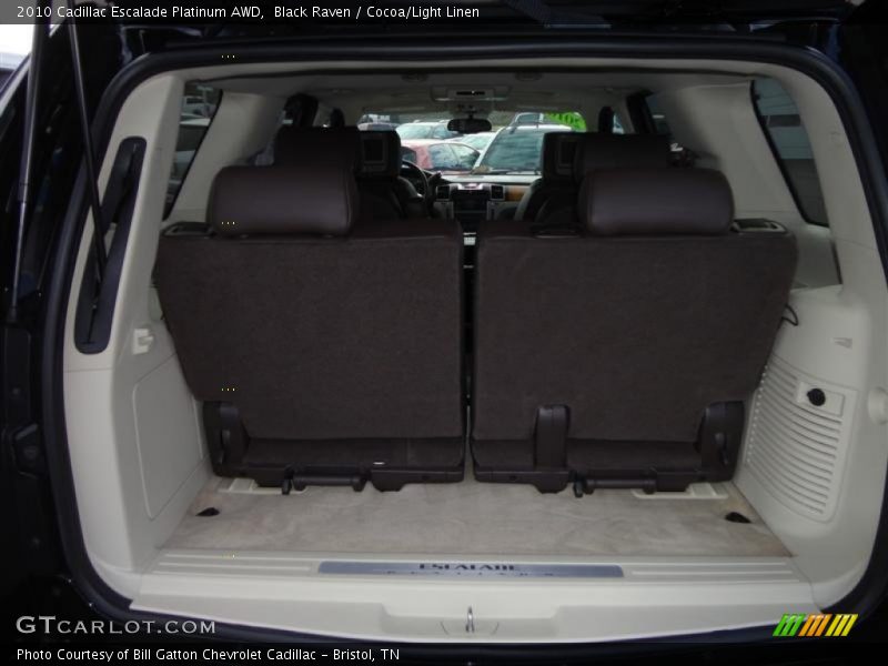 Black Raven / Cocoa/Light Linen 2010 Cadillac Escalade Platinum AWD