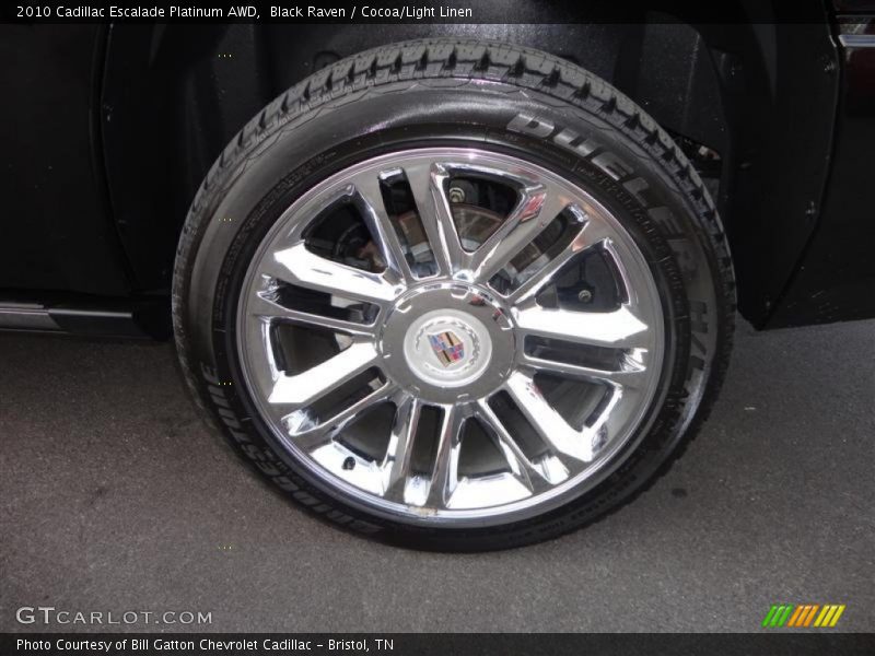 Black Raven / Cocoa/Light Linen 2010 Cadillac Escalade Platinum AWD
