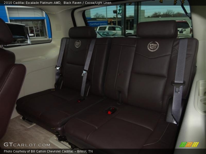 Black Raven / Cocoa/Light Linen 2010 Cadillac Escalade Platinum AWD