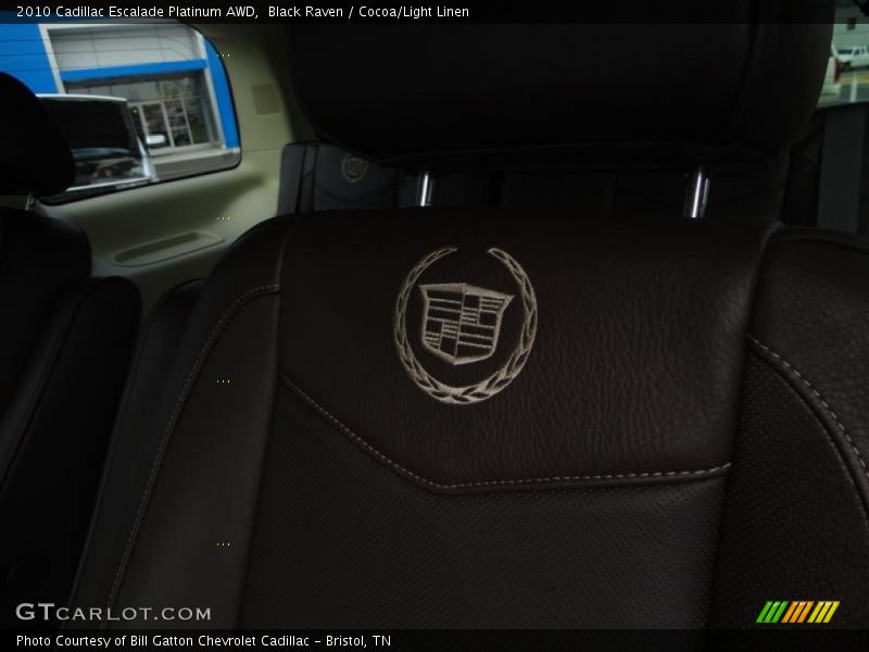 Black Raven / Cocoa/Light Linen 2010 Cadillac Escalade Platinum AWD