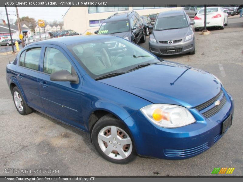 Arrival Blue Metallic / Gray 2005 Chevrolet Cobalt Sedan