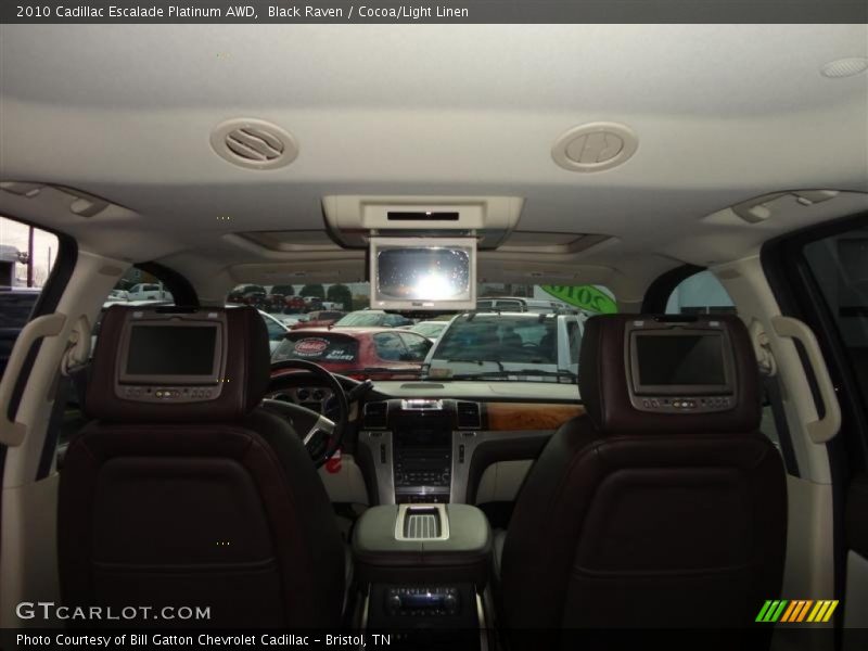 Black Raven / Cocoa/Light Linen 2010 Cadillac Escalade Platinum AWD