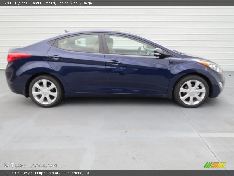 Indigo Night / Beige 2013 Hyundai Elantra Limited