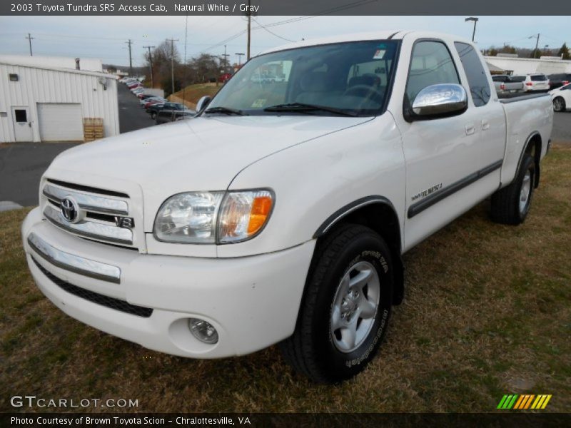 Natural White / Gray 2003 Toyota Tundra SR5 Access Cab