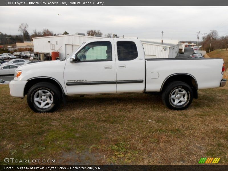 Natural White / Gray 2003 Toyota Tundra SR5 Access Cab