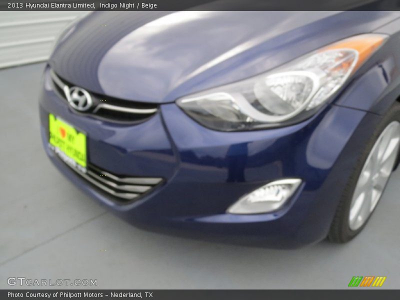 Indigo Night / Beige 2013 Hyundai Elantra Limited