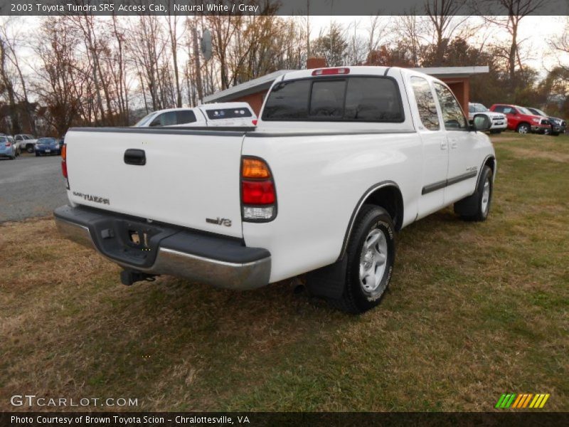 Natural White / Gray 2003 Toyota Tundra SR5 Access Cab