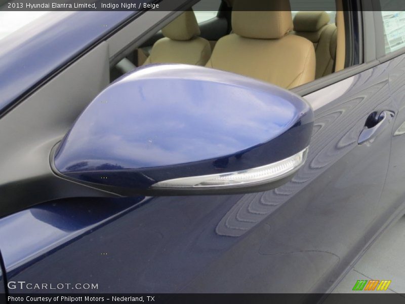 Indigo Night / Beige 2013 Hyundai Elantra Limited