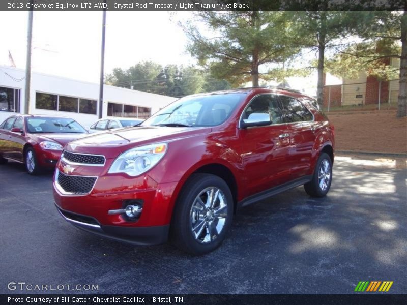 Crystal Red Tintcoat / Light Titanium/Jet Black 2013 Chevrolet Equinox LTZ AWD