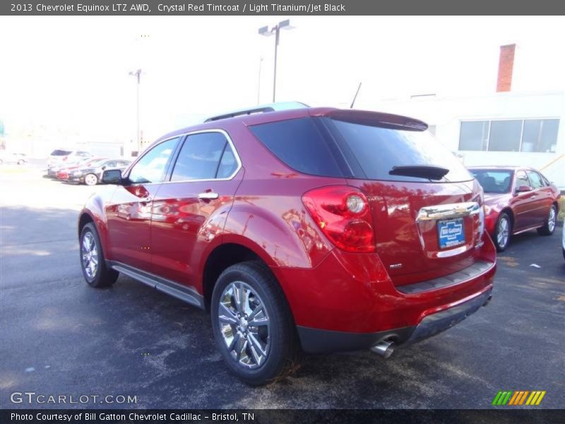 Crystal Red Tintcoat / Light Titanium/Jet Black 2013 Chevrolet Equinox LTZ AWD