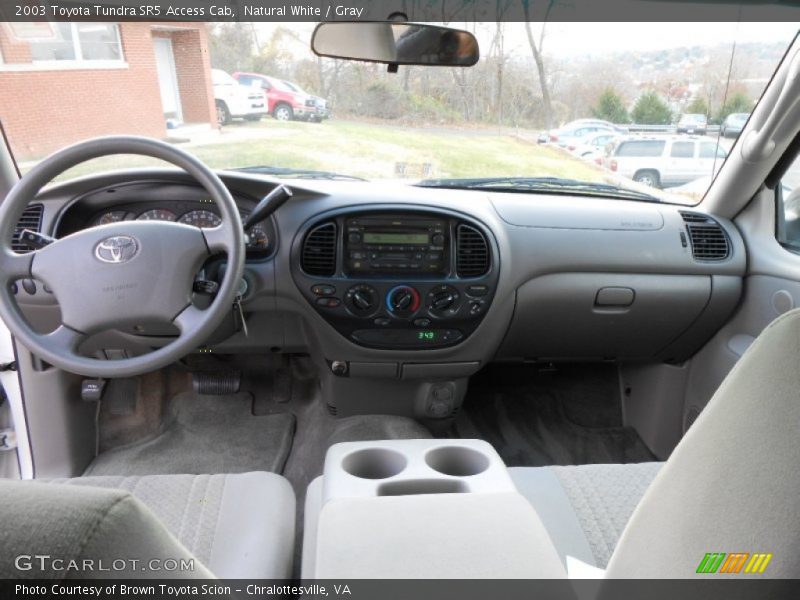Natural White / Gray 2003 Toyota Tundra SR5 Access Cab