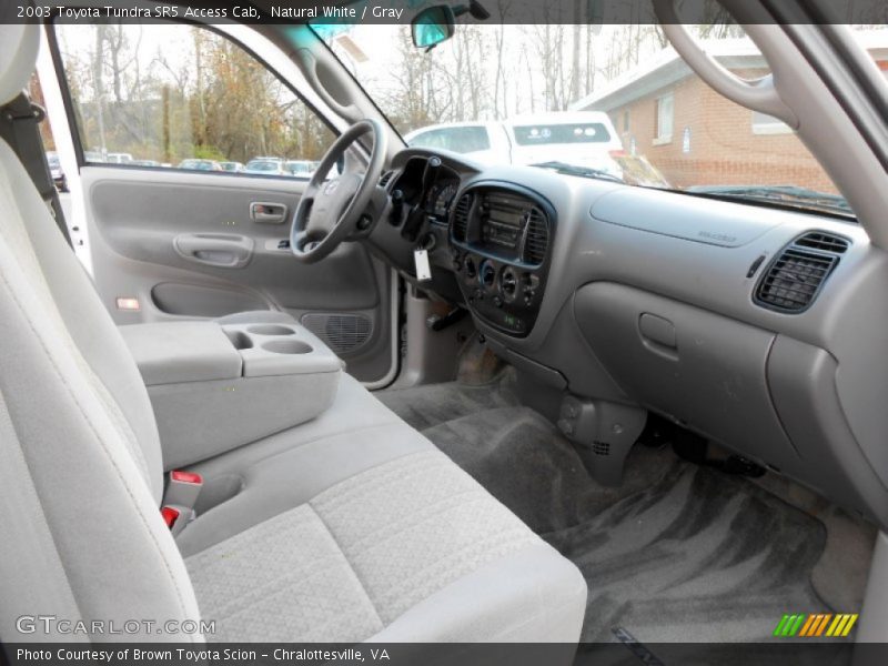 Natural White / Gray 2003 Toyota Tundra SR5 Access Cab