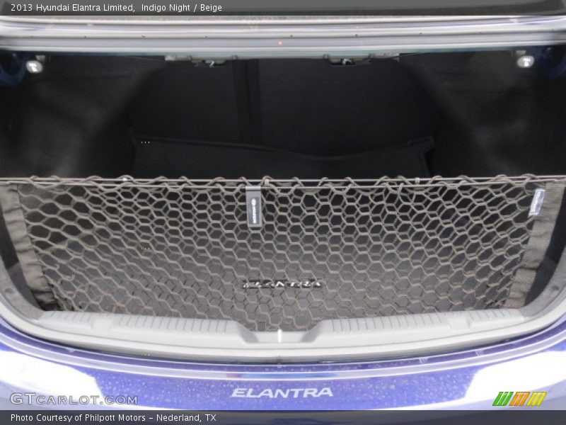 Indigo Night / Beige 2013 Hyundai Elantra Limited