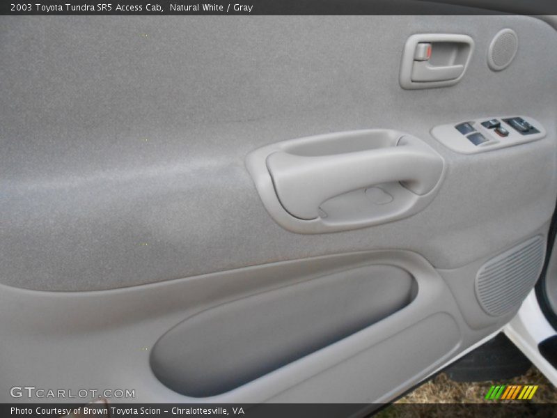 Natural White / Gray 2003 Toyota Tundra SR5 Access Cab