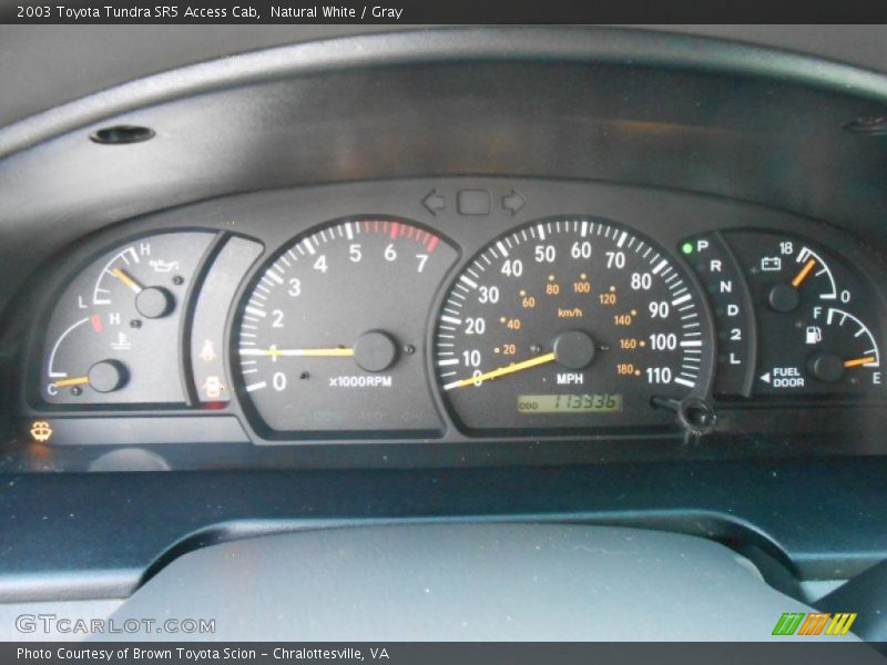 Natural White / Gray 2003 Toyota Tundra SR5 Access Cab