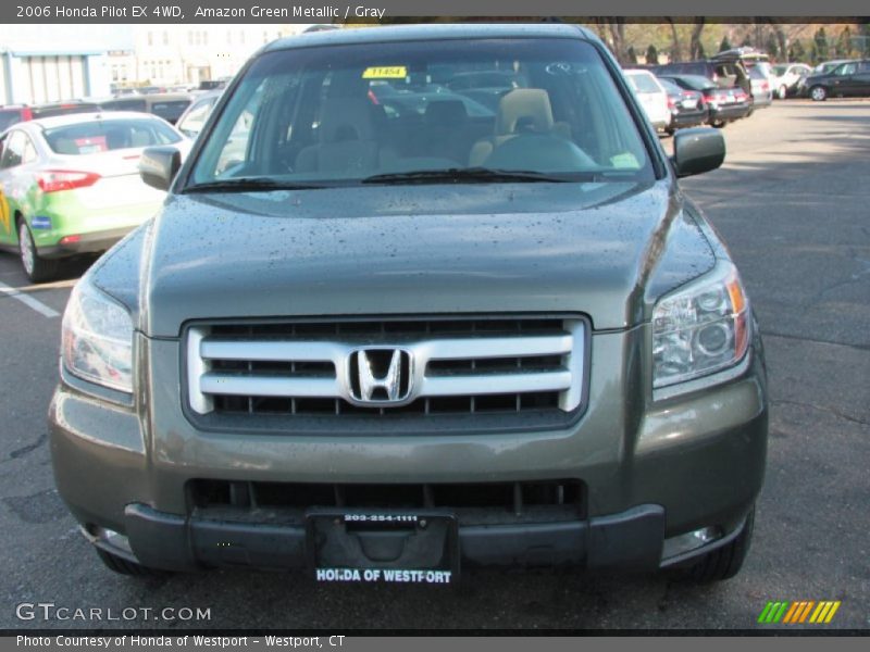 Amazon Green Metallic / Gray 2006 Honda Pilot EX 4WD
