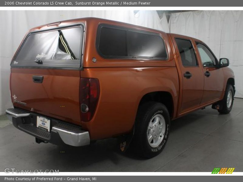 Sunburst Orange Metallic / Medium Pewter 2006 Chevrolet Colorado LS Crew Cab