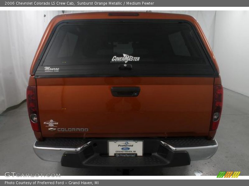 Sunburst Orange Metallic / Medium Pewter 2006 Chevrolet Colorado LS Crew Cab