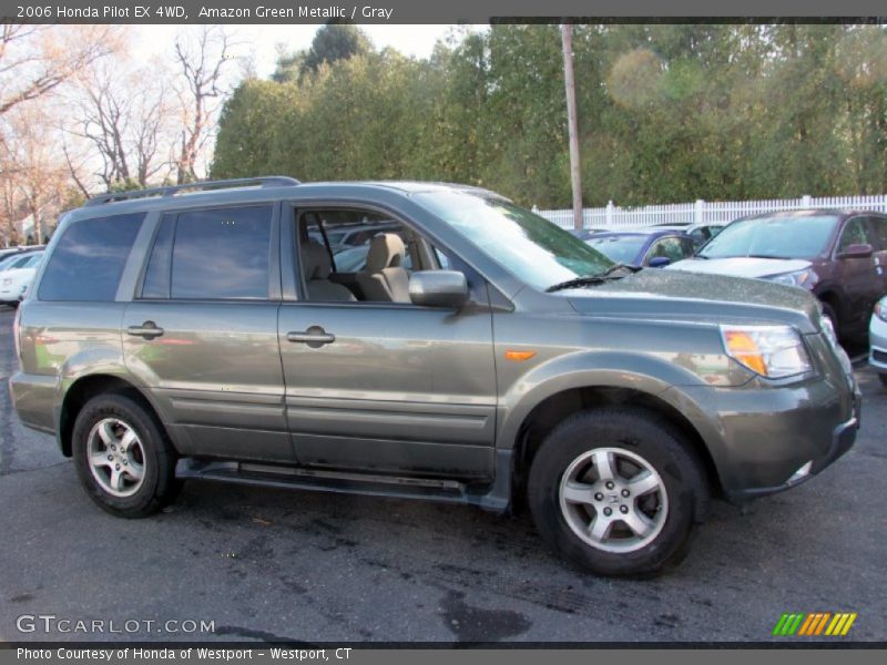 Amazon Green Metallic / Gray 2006 Honda Pilot EX 4WD