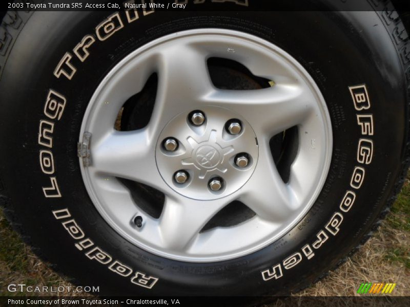 Natural White / Gray 2003 Toyota Tundra SR5 Access Cab