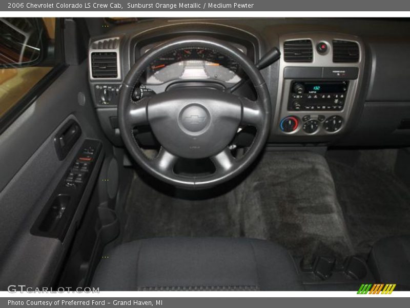 Sunburst Orange Metallic / Medium Pewter 2006 Chevrolet Colorado LS Crew Cab