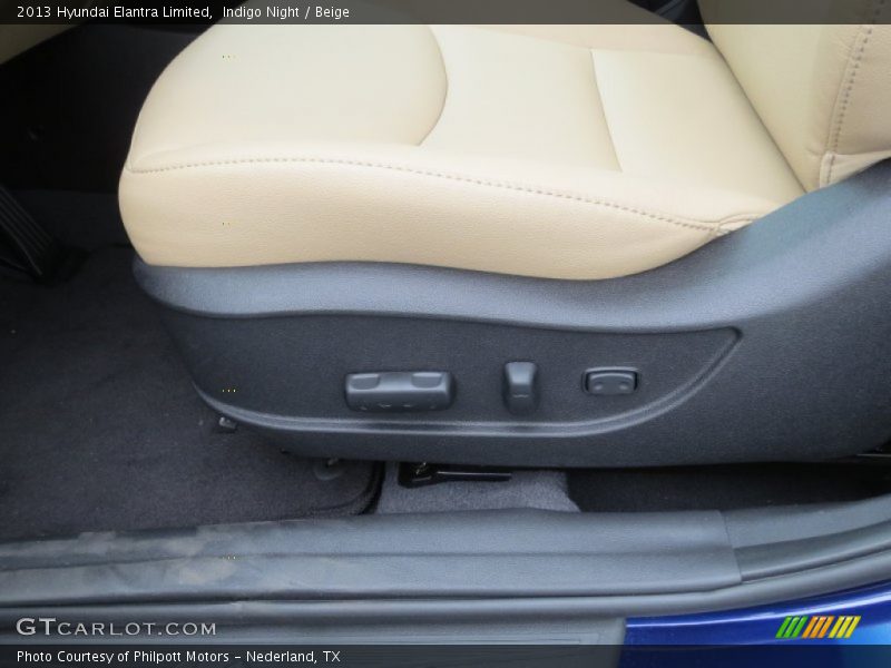 Indigo Night / Beige 2013 Hyundai Elantra Limited