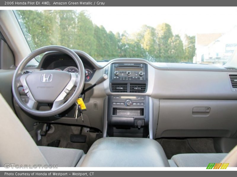 Amazon Green Metallic / Gray 2006 Honda Pilot EX 4WD