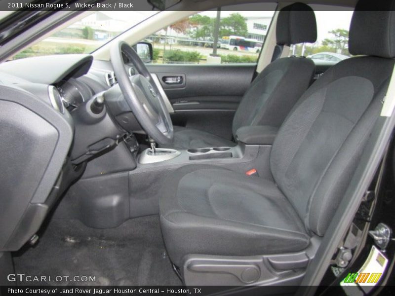 Wicked Black / Black 2011 Nissan Rogue S