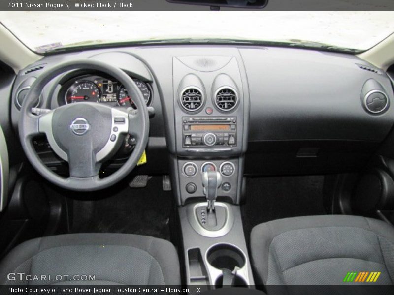 Wicked Black / Black 2011 Nissan Rogue S