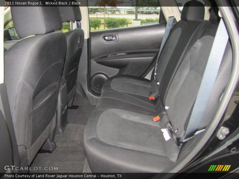 Wicked Black / Black 2011 Nissan Rogue S