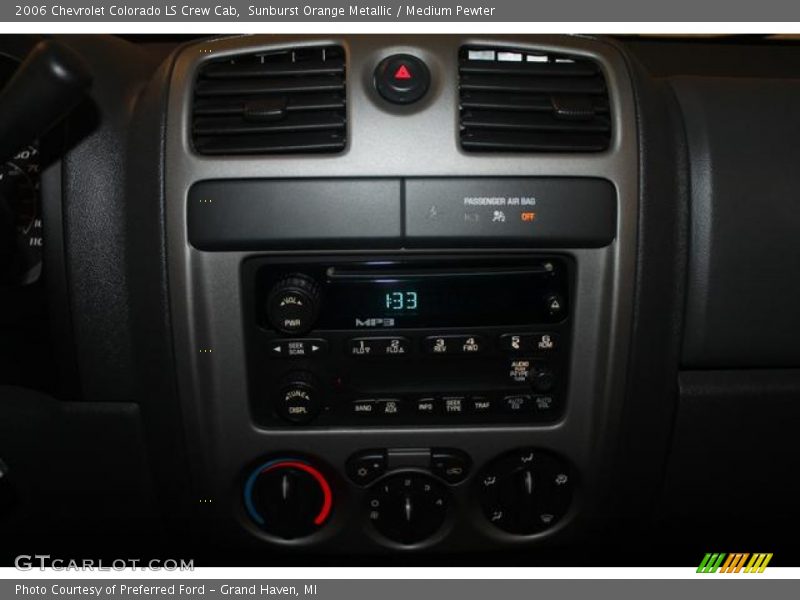 Sunburst Orange Metallic / Medium Pewter 2006 Chevrolet Colorado LS Crew Cab