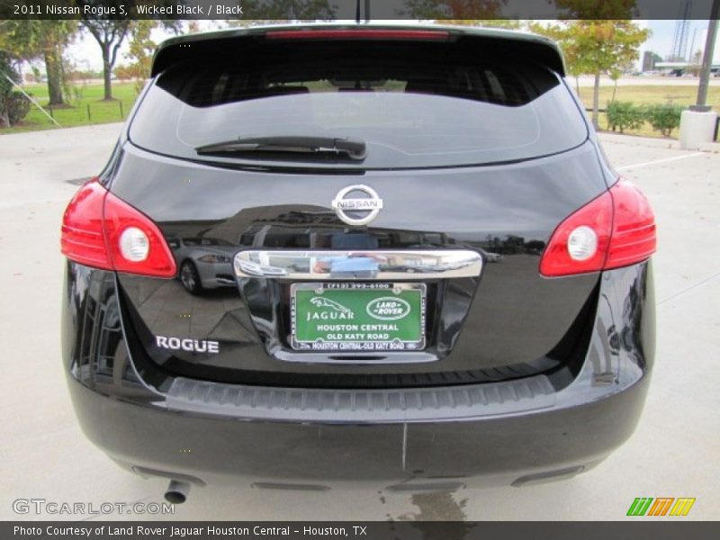 Wicked Black / Black 2011 Nissan Rogue S
