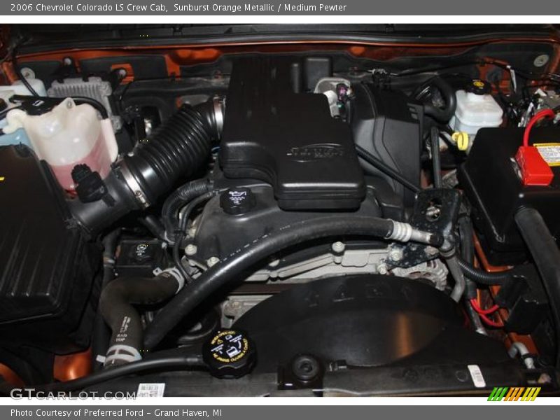 Sunburst Orange Metallic / Medium Pewter 2006 Chevrolet Colorado LS Crew Cab