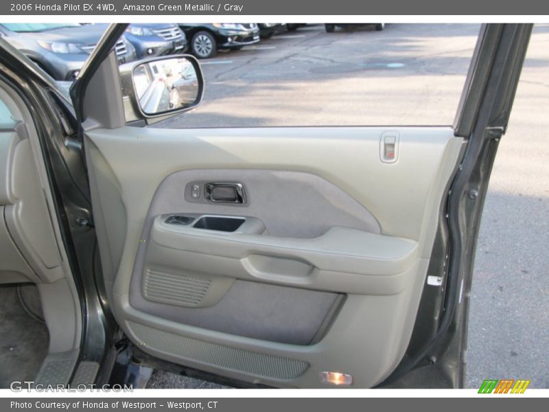 Amazon Green Metallic / Gray 2006 Honda Pilot EX 4WD
