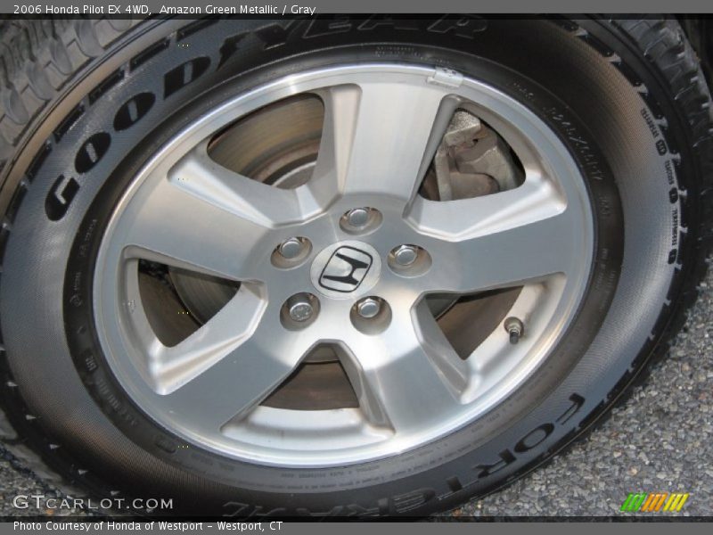 Amazon Green Metallic / Gray 2006 Honda Pilot EX 4WD