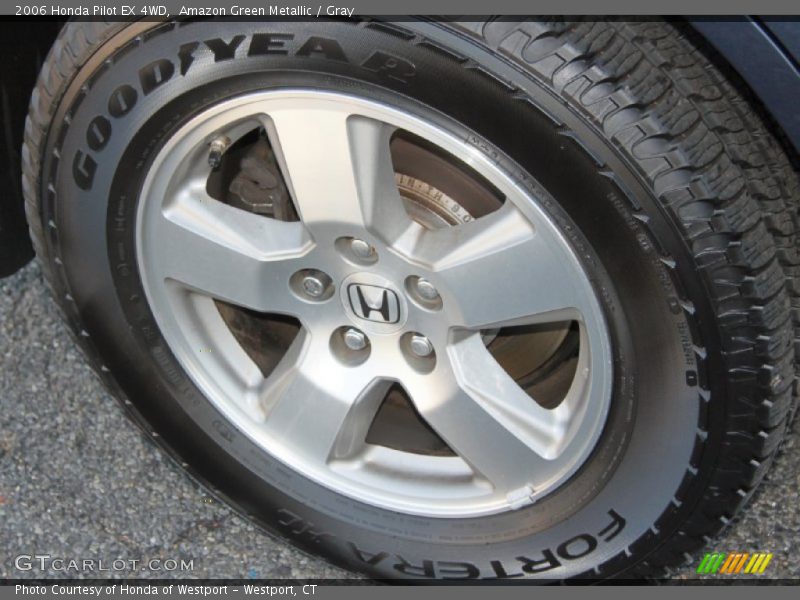 Amazon Green Metallic / Gray 2006 Honda Pilot EX 4WD