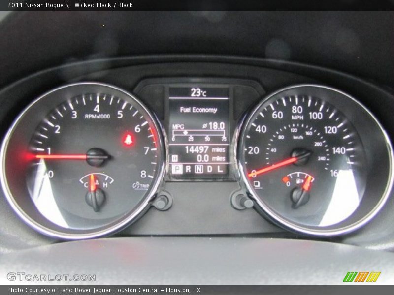 Wicked Black / Black 2011 Nissan Rogue S