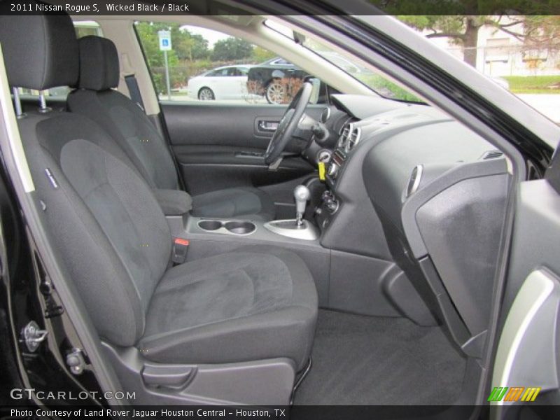 Wicked Black / Black 2011 Nissan Rogue S
