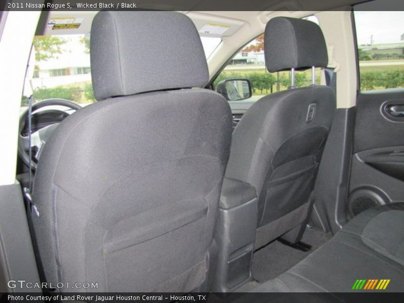 Wicked Black / Black 2011 Nissan Rogue S