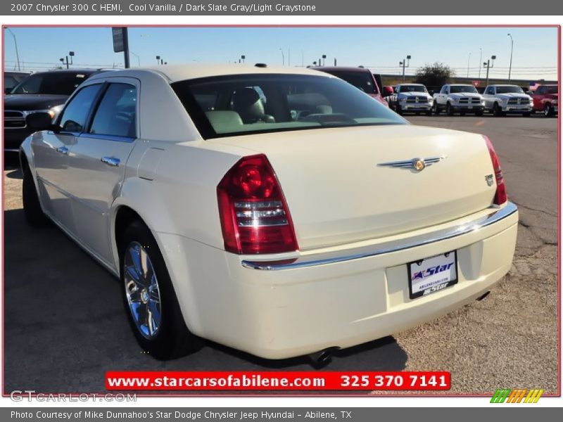 Cool Vanilla / Dark Slate Gray/Light Graystone 2007 Chrysler 300 C HEMI