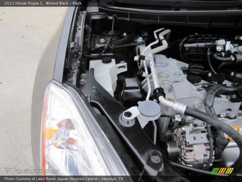 Wicked Black / Black 2011 Nissan Rogue S
