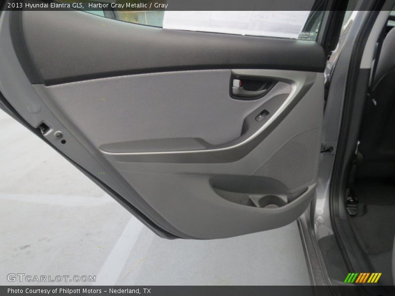 Harbor Gray Metallic / Gray 2013 Hyundai Elantra GLS