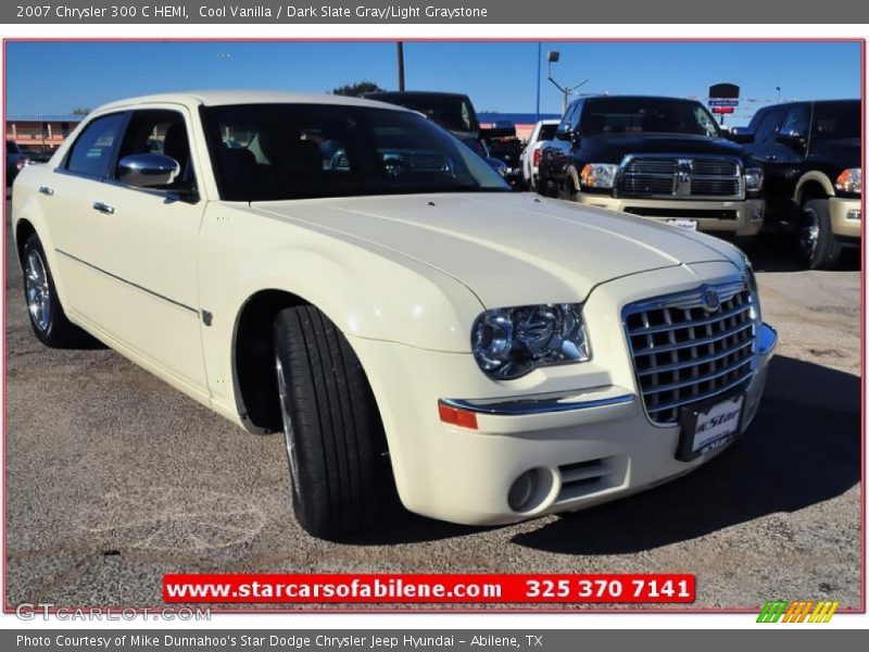 Cool Vanilla / Dark Slate Gray/Light Graystone 2007 Chrysler 300 C HEMI