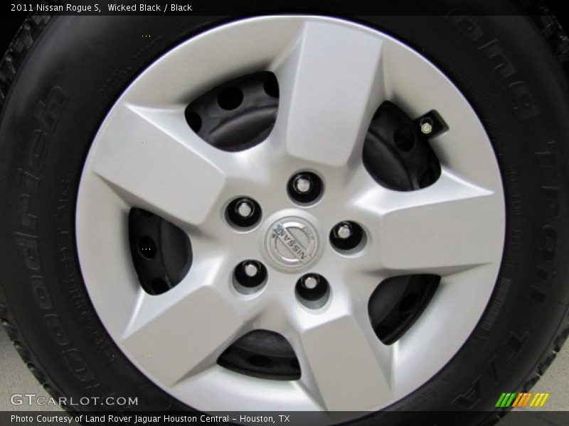Wicked Black / Black 2011 Nissan Rogue S