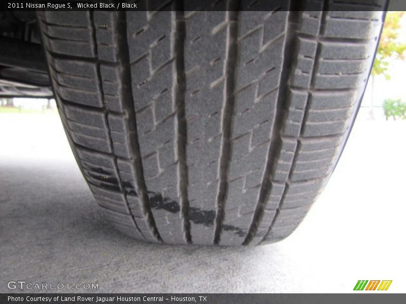 Wicked Black / Black 2011 Nissan Rogue S