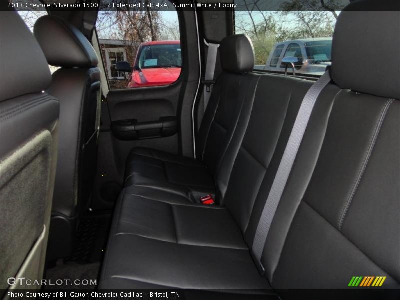 Rear Seat of 2013 Silverado 1500 LTZ Extended Cab 4x4